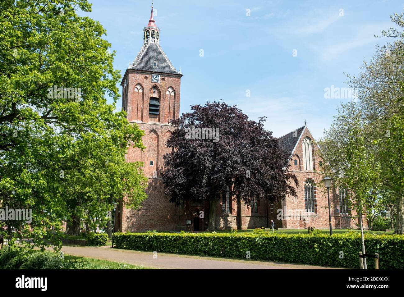 Alte Kirche von Middelstum Stockfoto
