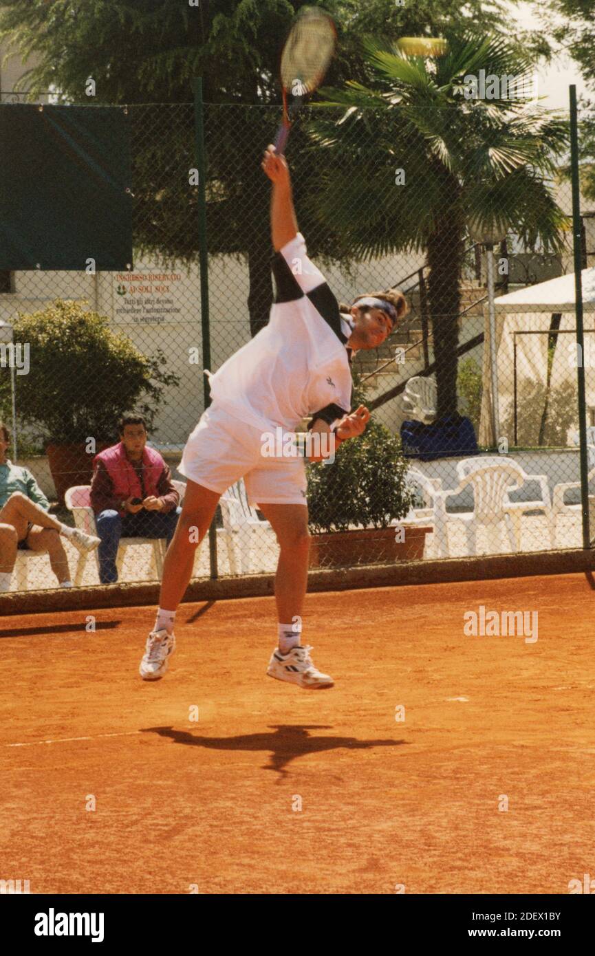 Deutscher Tennisspieler Marcello Craca, 1990er Jahre Stockfoto