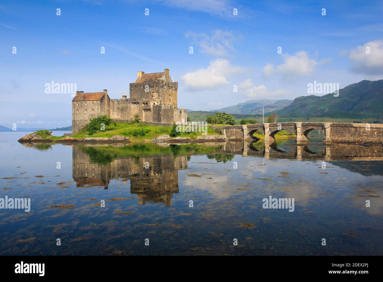 Geographie / Reisen, Großbritannien, Schottland, Eilean Donan Castle, Additional-Rights-Clearance-Info-not-available Stockfoto