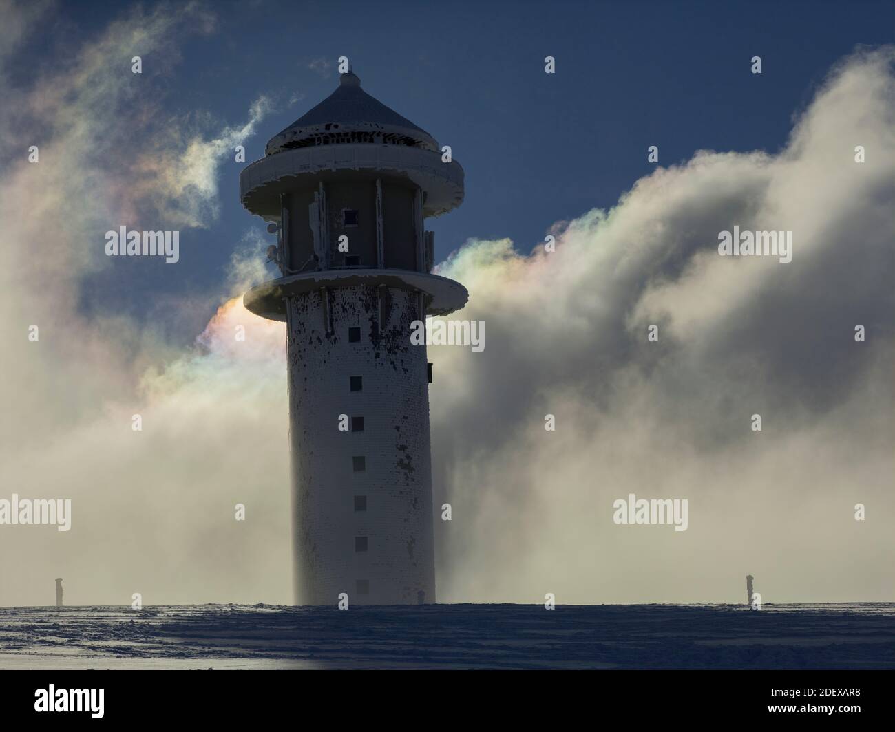 Geographie / Reisen, Deutschland, Baden-Württemberg, Landschaften, alter Fernsehturm auf dem Feldberg, ext., Zusatz-Rechteklärung-Info-nicht-verfügbar Stockfoto
