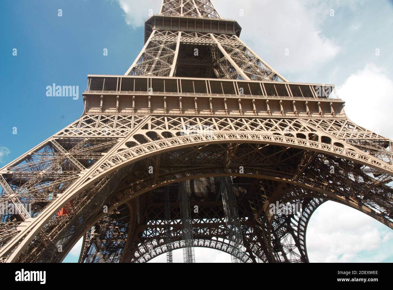 Eiffelturm in Paris Frankreich Stockfoto