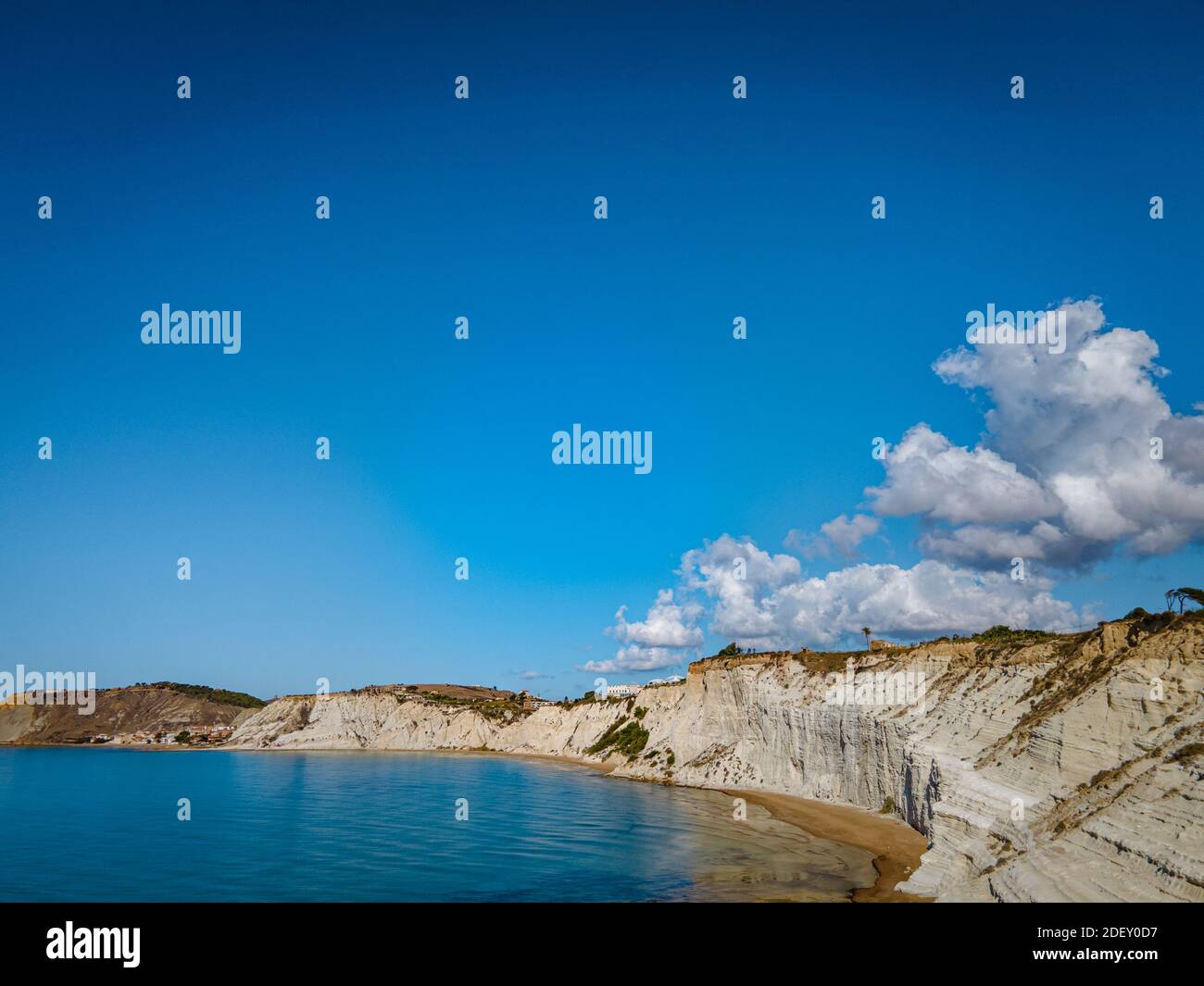 Sicilia Scala dei Turchi Stair der Türken weiße Küste, Sizilien Italien Stockfoto