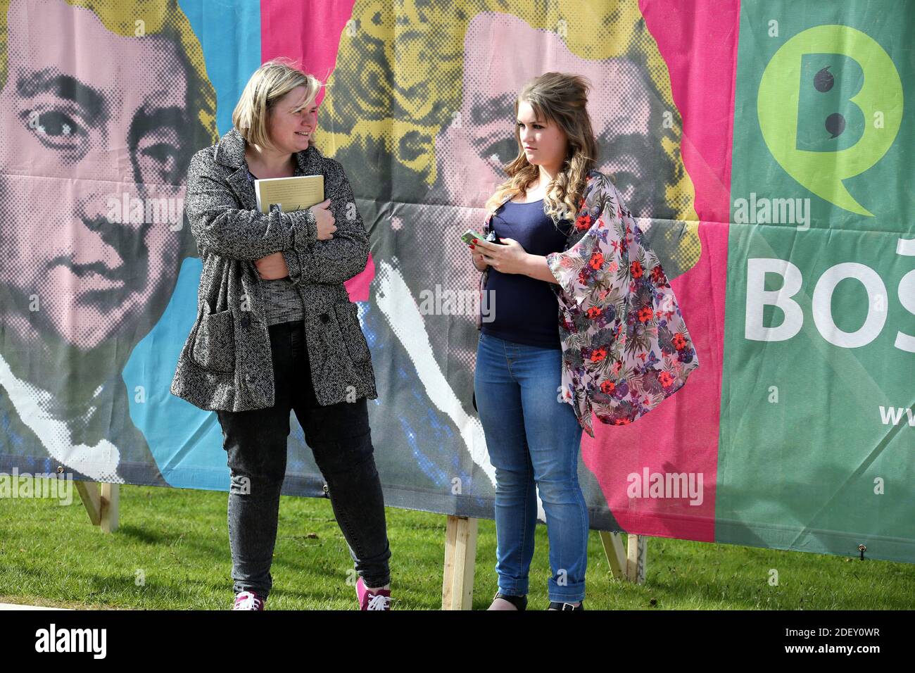 The Boswell Book Fetival, Dumfries House East Ayrshire, Schottland, Großbritannien. Das weltweit einzige Festival von Biography & Memoir. Stockfoto