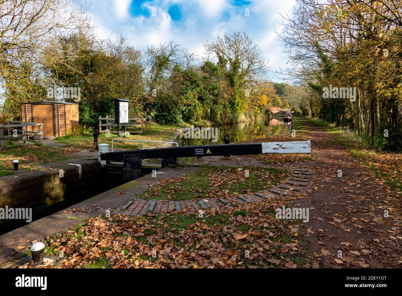 Droitwich Spa Marina Stockfoto