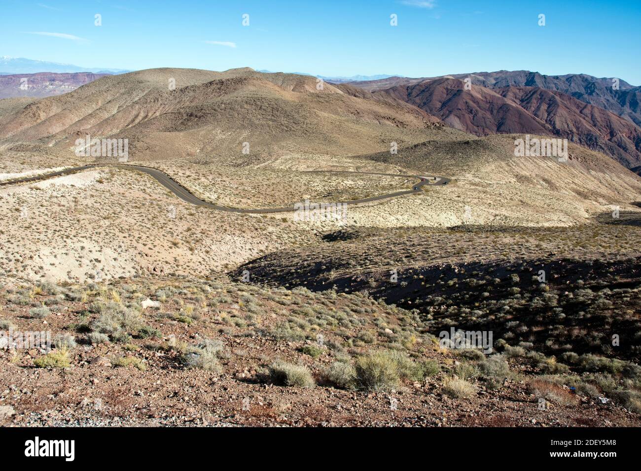 Dante's View im Death Valley National Park, Kalifornien. Stockfoto