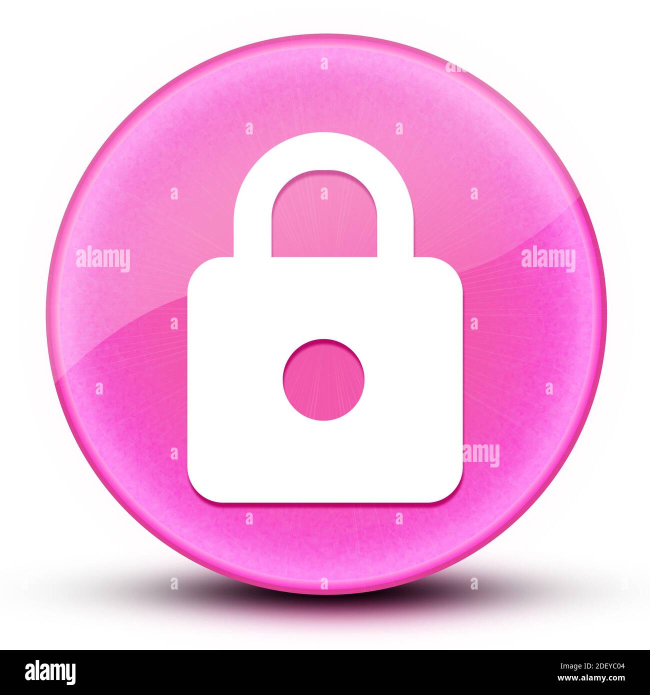 https Augapfel glänzend elegant rosa runde Taste abstrakte Abbildung Stockfoto