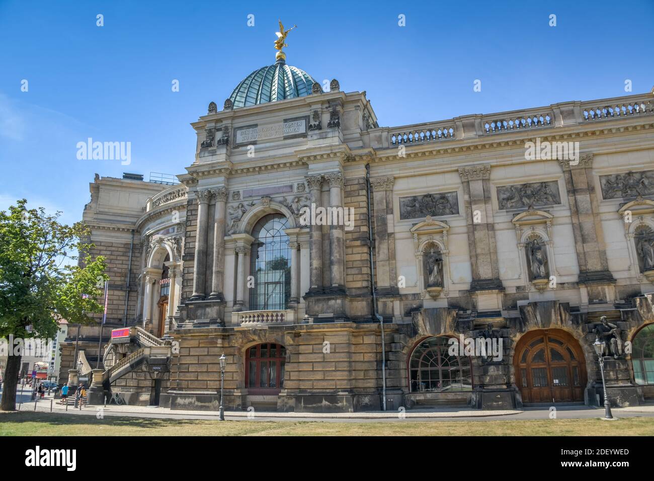 Hochschule für Bildende Künste, Georg-treu-Platz, Dresden, Sachsen, Deutschland Stockfoto