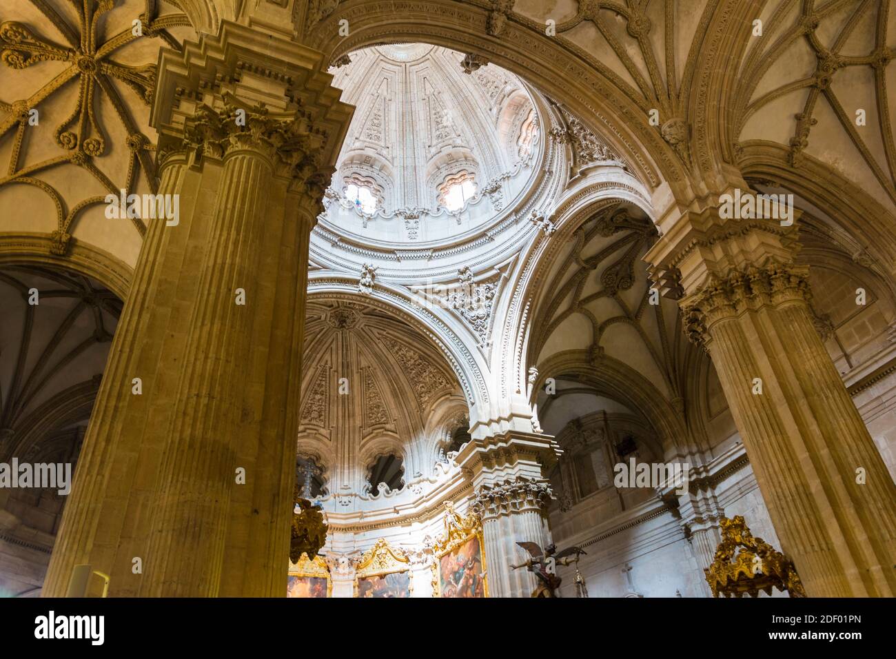 Kuppel. Kathedrale Von Guadix. Guadix, Granada, Andalucía, Spanien, Europa Stockfoto