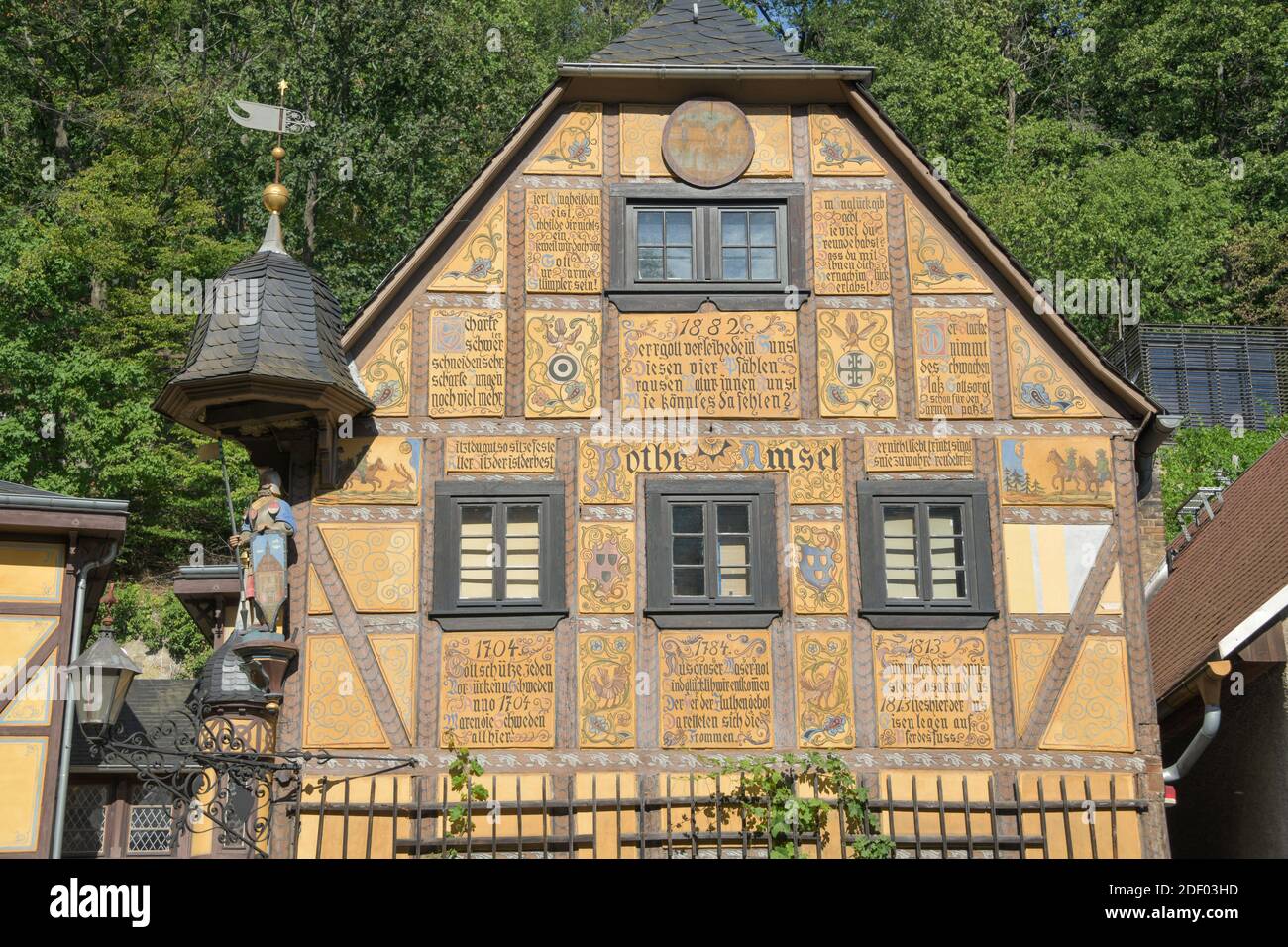 Leonhardi-Museum, Loschwitz, Dresden, Sachsen, Deutschland Stockfoto