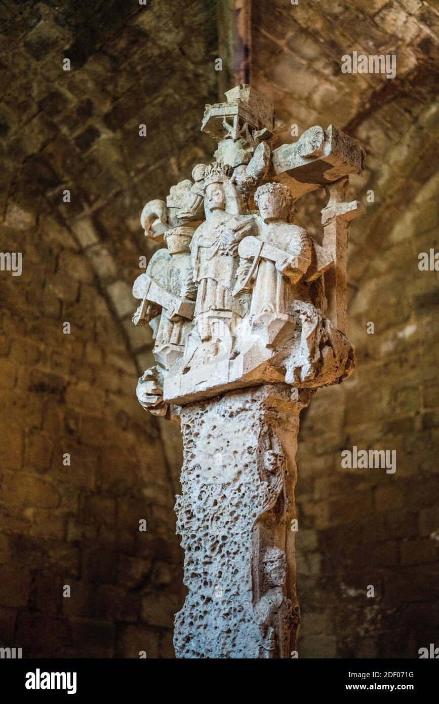 Abtei Fontfroide, Frankreich, Europa. Stockfoto