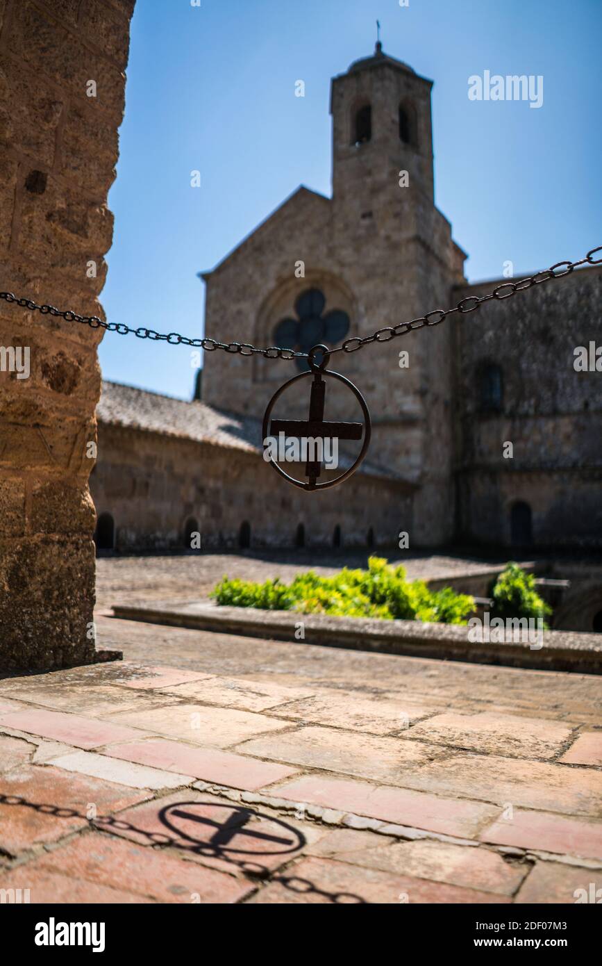 Abtei Fontfroide, Frankreich, Europa. Stockfoto
