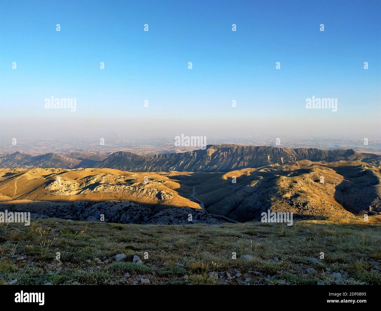 Blick auf Nemrut Mountain, Adiyaman, Türkei Stockfoto