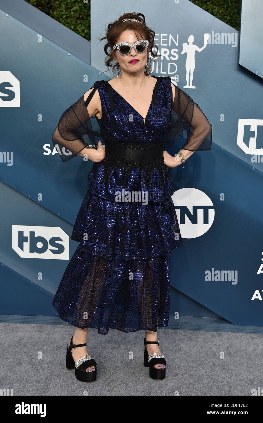 Helena Bonham Carter nimmt am 19. Januar 2020 an den 26. Annual Screen Actors Guild Awards im Shrine Auditorium in Los Angeles, CA, USA Teil. Foto von Lionel Hahn/ABACAPRESS.COM Stockfoto