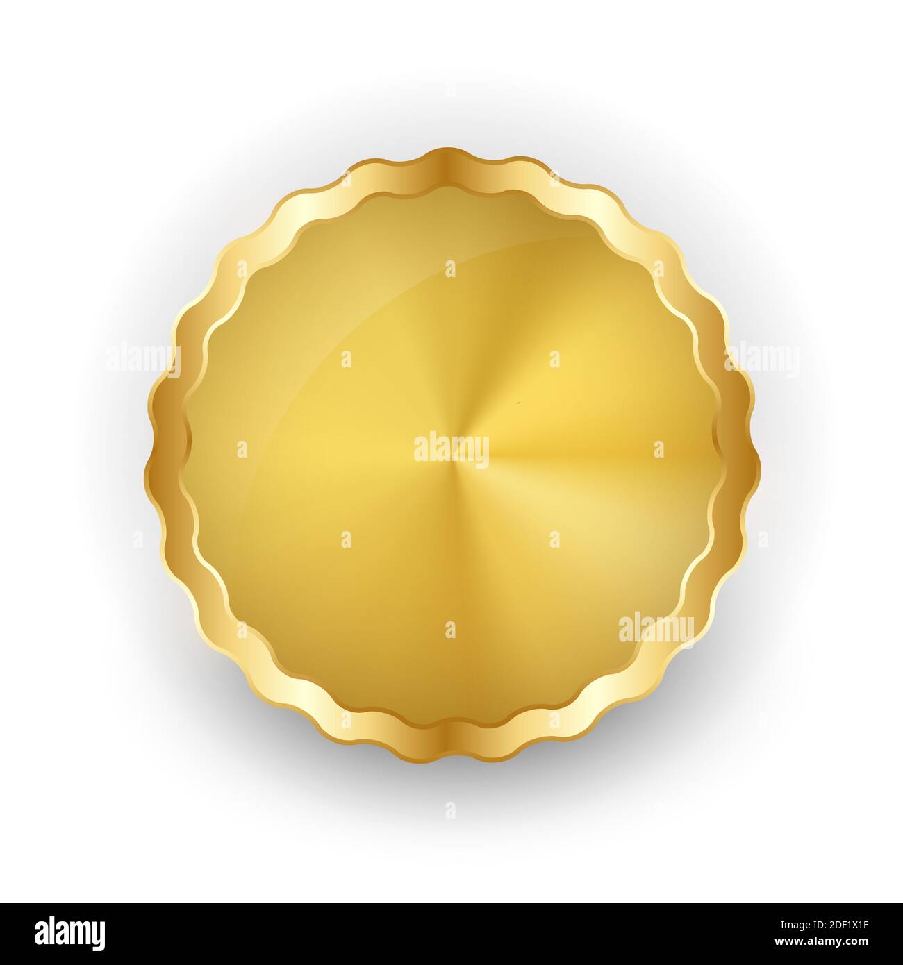 Abstrakte Gold Label-Vorlage. Abbildung Stockfoto