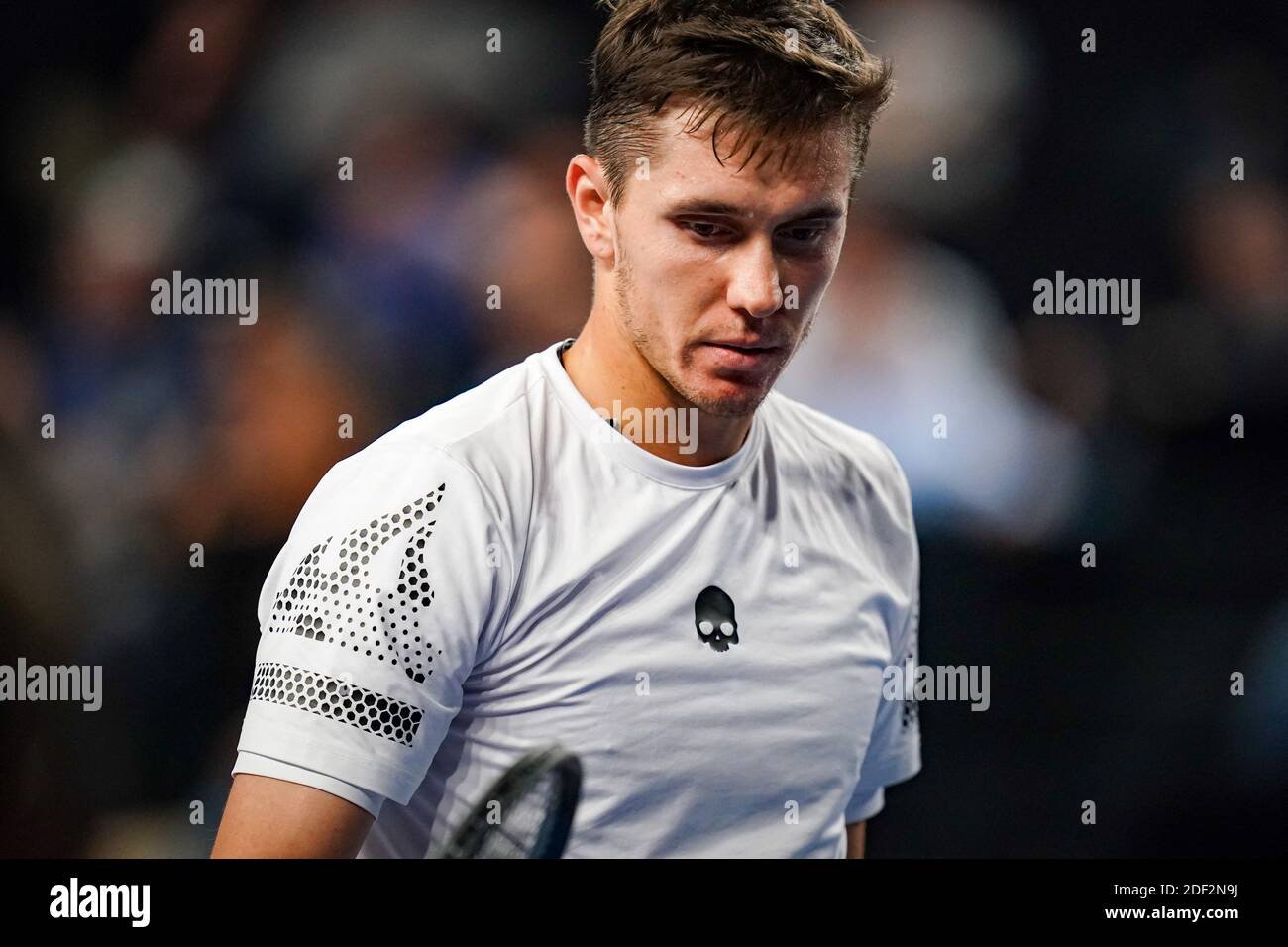 Egor Gerasimov (BLR) beim ATP 250-Spiel Open 13 Provence zwischen David Goffin und Egor Gerasimov am 20. Februar 2020 in Marseille, Frankreich. Foto von Julien Poupart/ABACAPRESS.COM Stockfoto