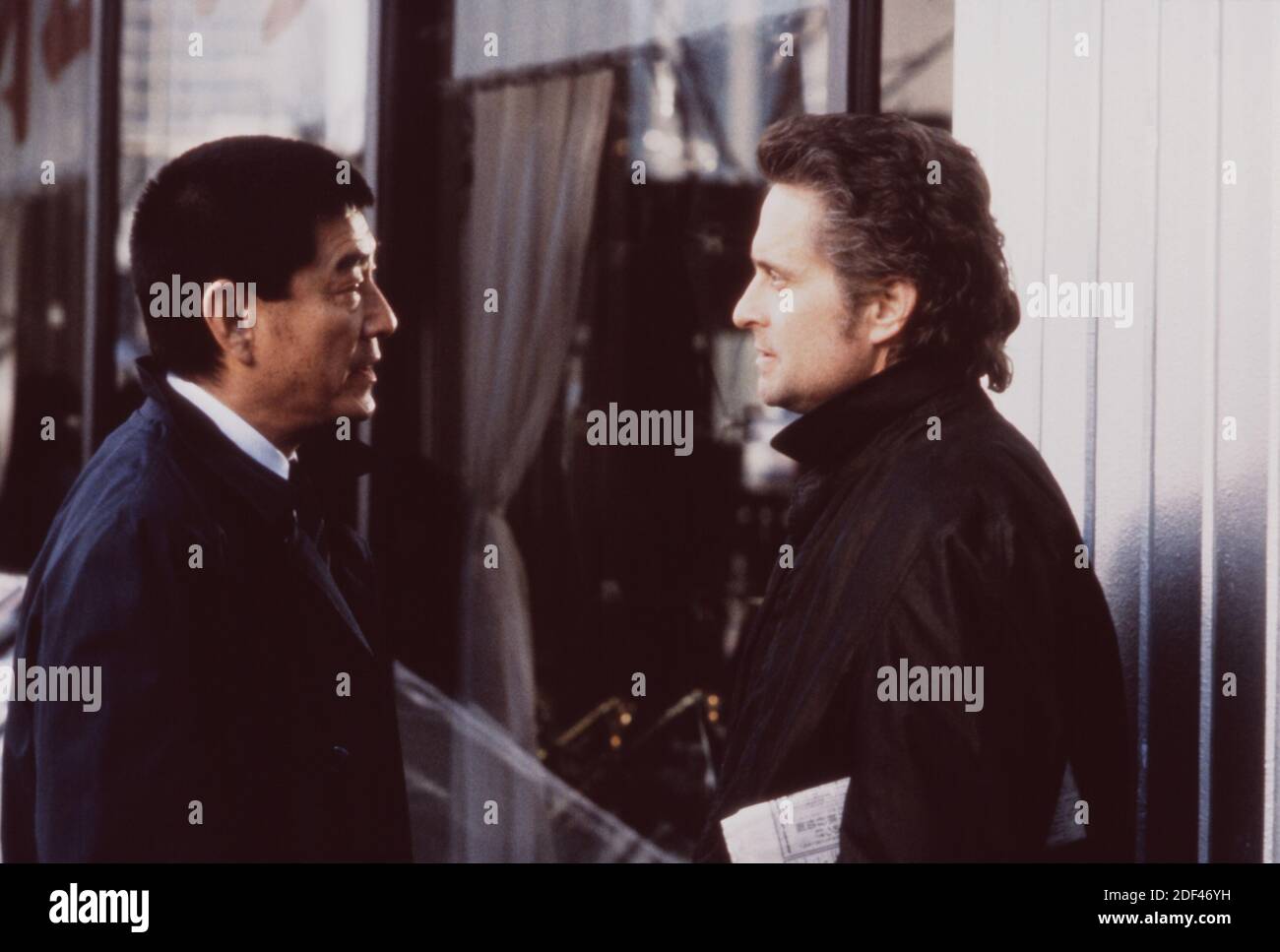 Black Rain 1989 mit Michael Douglas, Andy Garcia, Kate Capshaw und Ken Takakura. Regie: Ridley Scott Stockfoto