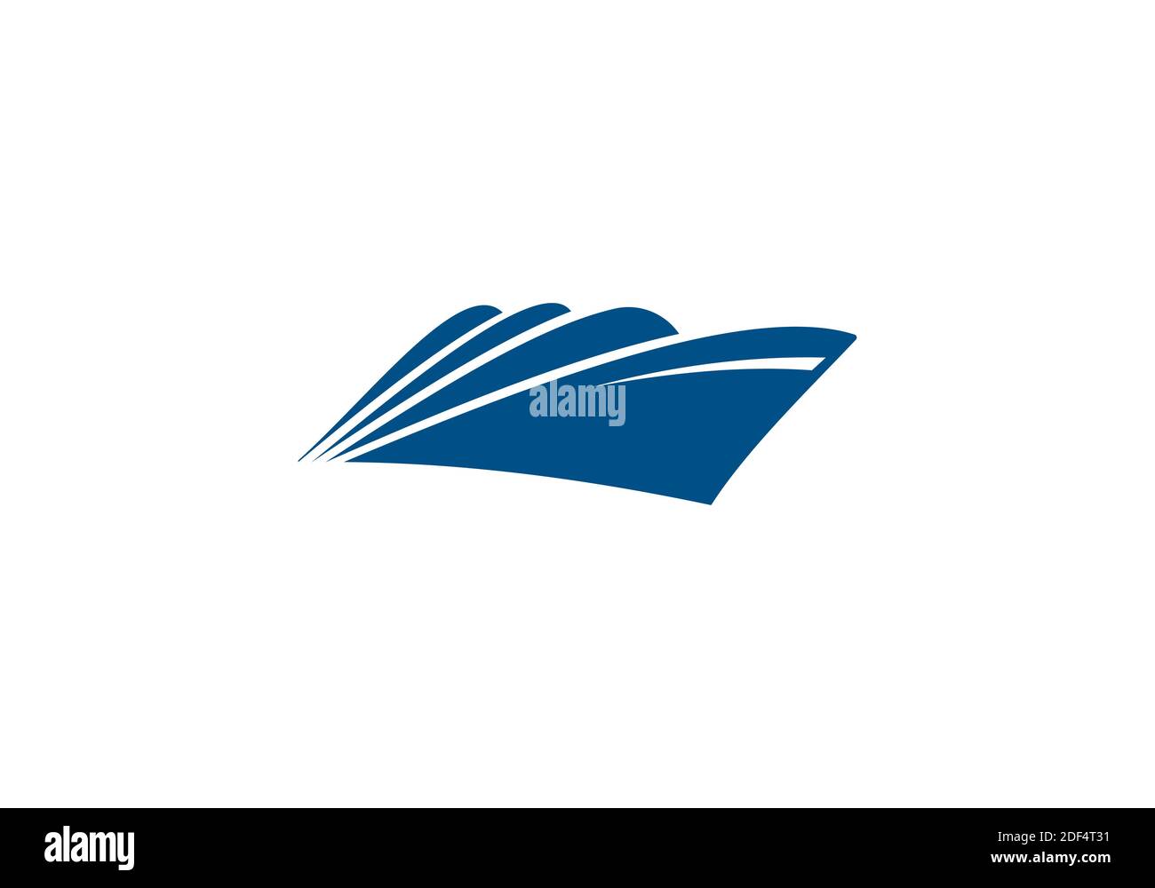 Design-Vorlage für Schiff, Kreuzfahrt und Boot-Logo Vektor = Stock Vektor