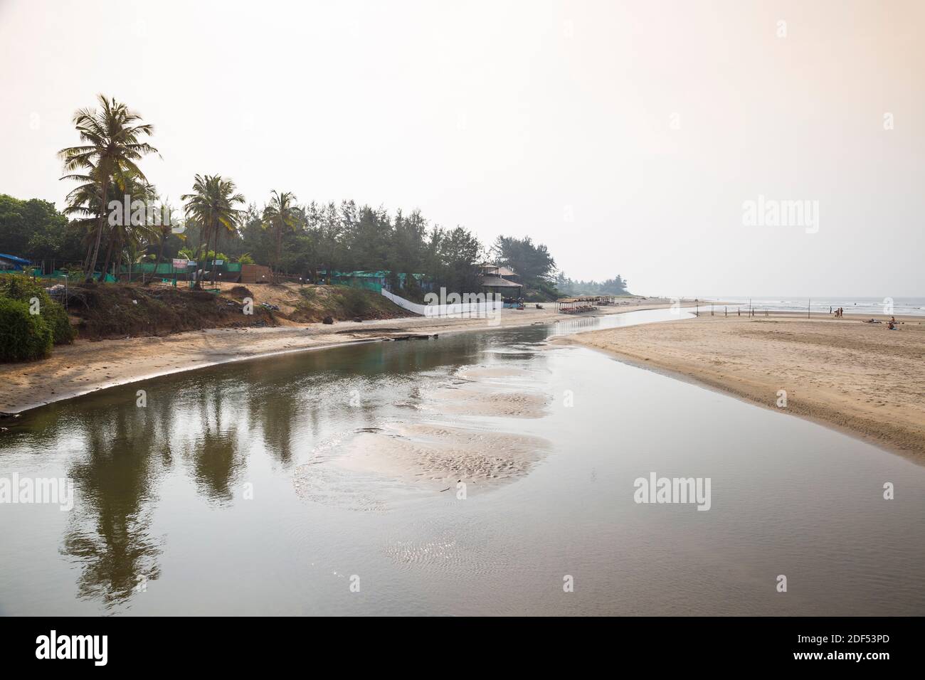 Indien, Goa, Mandem Beach Stockfoto