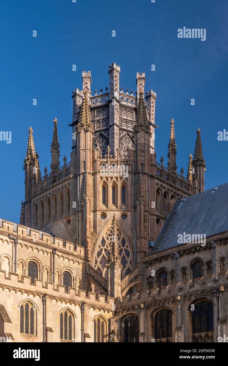Großbritannien, England, Cambridgeshire, Ely, Ely Cathedral, Octagon Lantern Tower Stockfoto