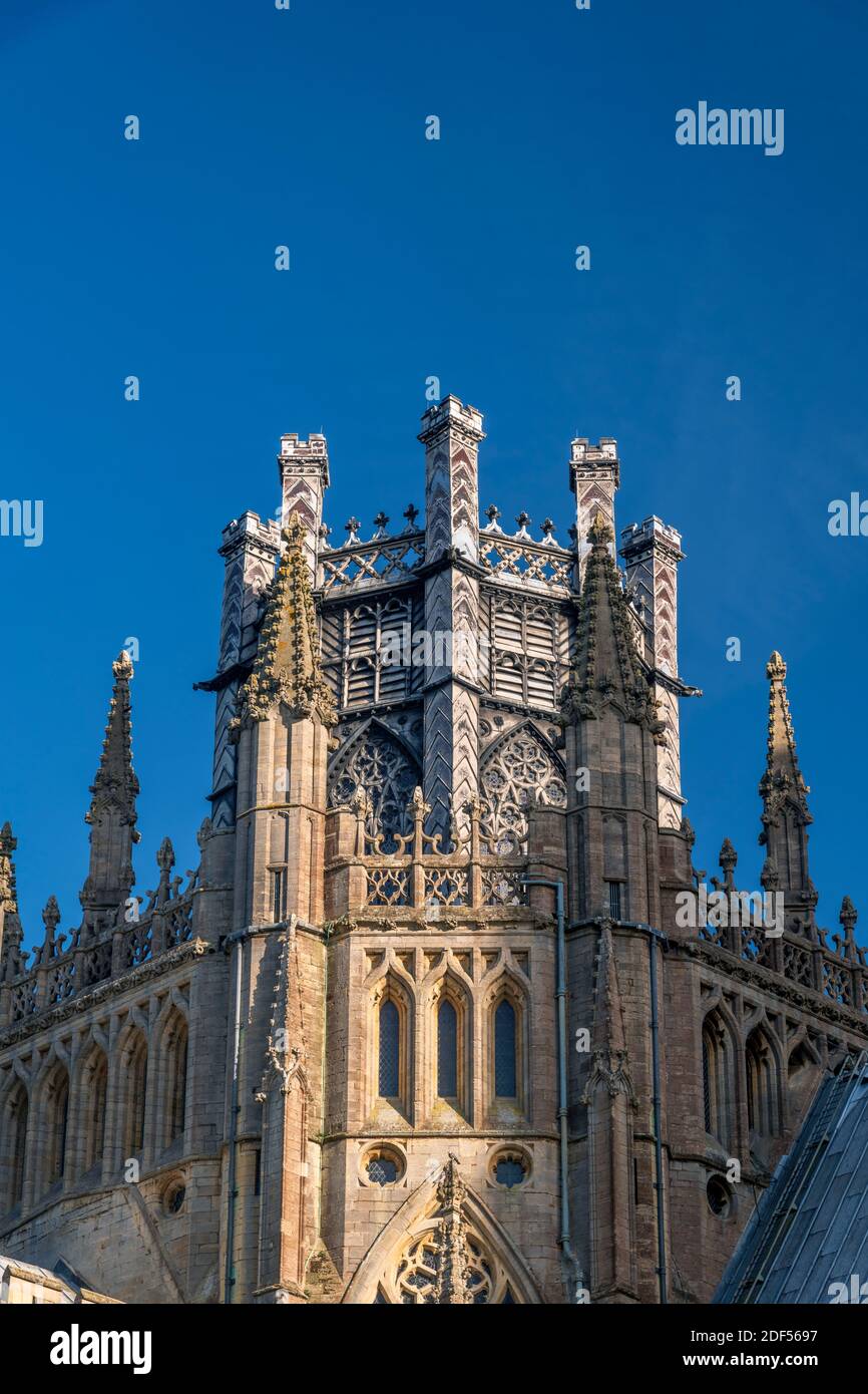 Großbritannien, England, Cambridgeshire, Ely, Ely Cathedral, Octagon Lantern Tower Stockfoto