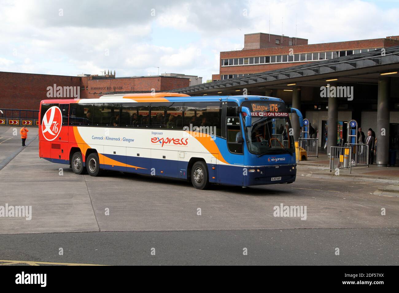 Stagecoach Busse als Kilmarnock, East Ayrshire, Schottland, Großbritannien Stockfoto