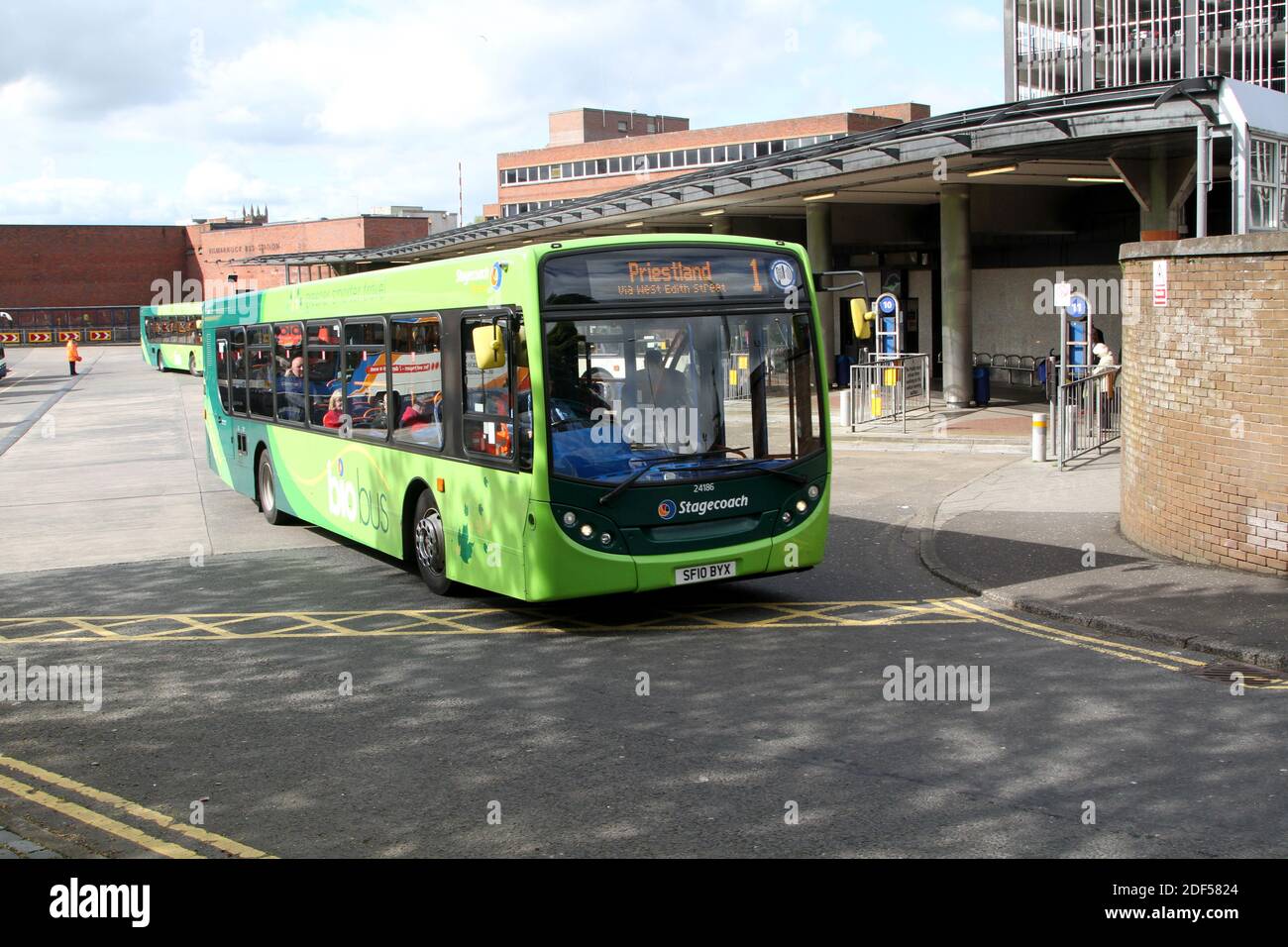 Stagecoach Busse als Kilmarnock, East Ayrshire, Schottland, Großbritannien Stockfoto