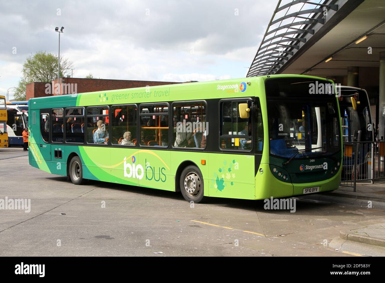 Stagecoach Busse als Kilmarnock, East Ayrshire, Schottland, Großbritannien Stockfoto