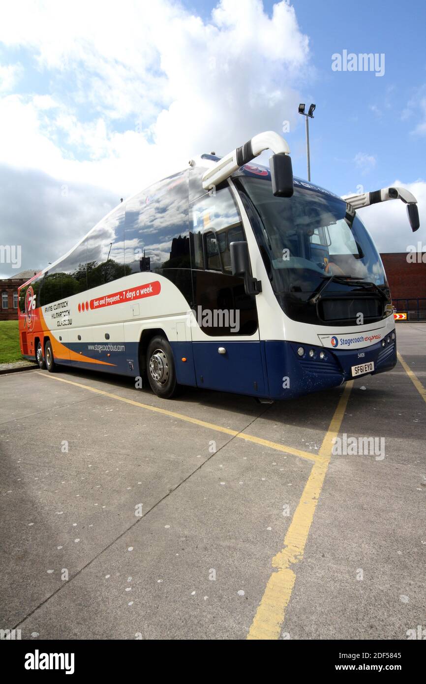 Stagecoach Busse als Kilmarnock, East Ayrshire, Schottland, Großbritannien Stockfoto