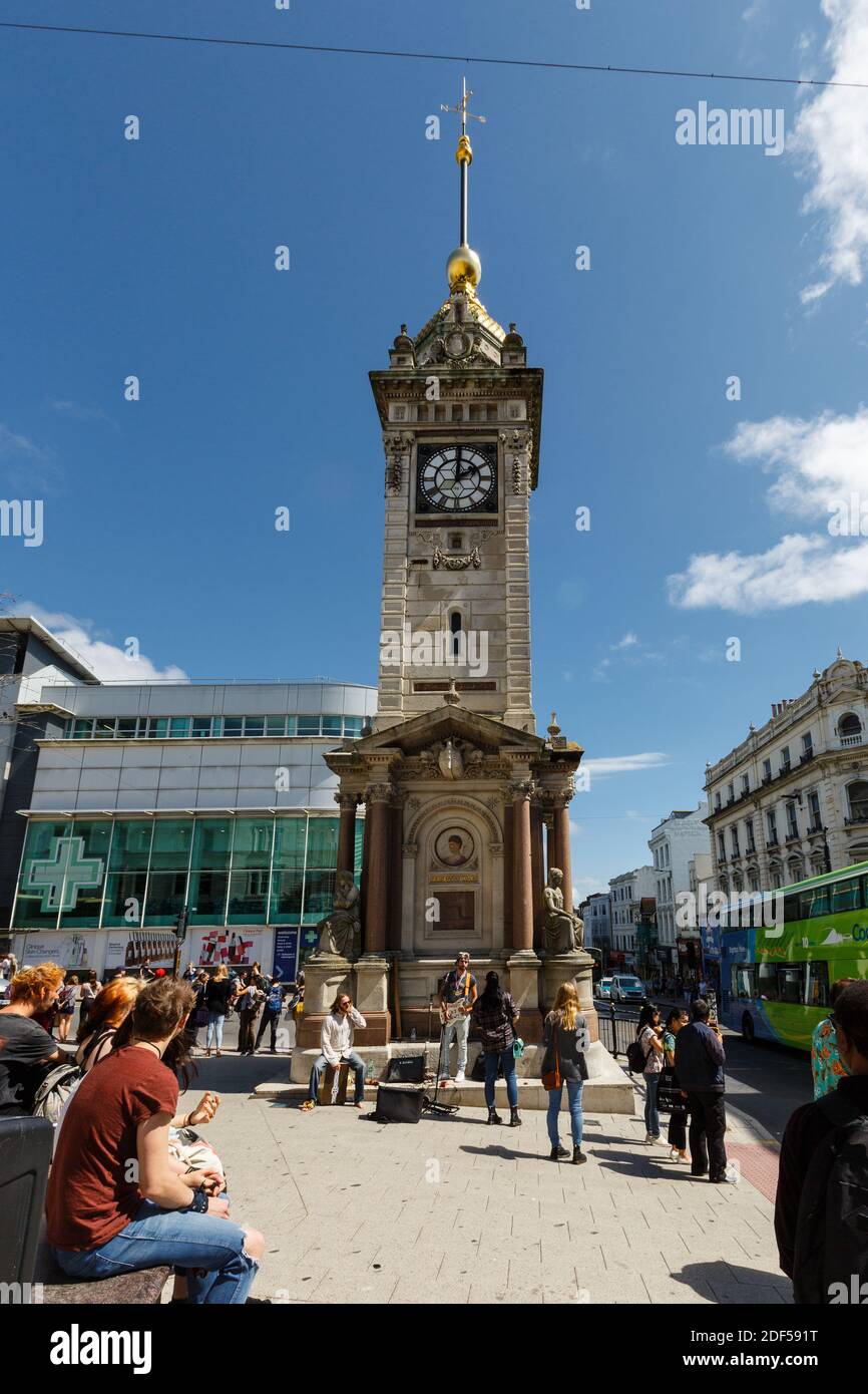 Der Uhrenturm, Standoruhr des Prinzen Consort-Denkmals in Brighton Stockfoto