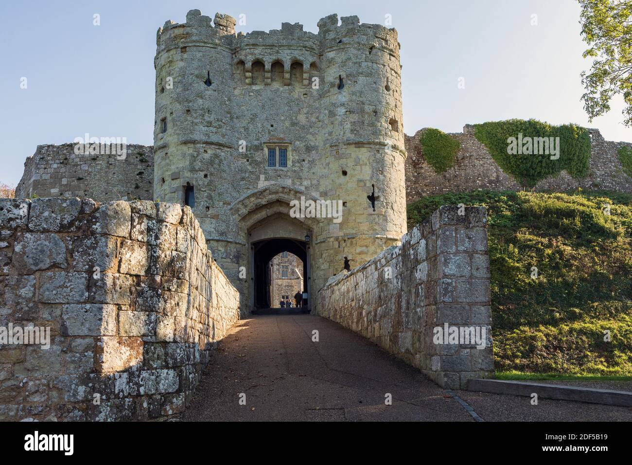 Carisbrooke Castle, Newport, Isle of Wight Stockfoto