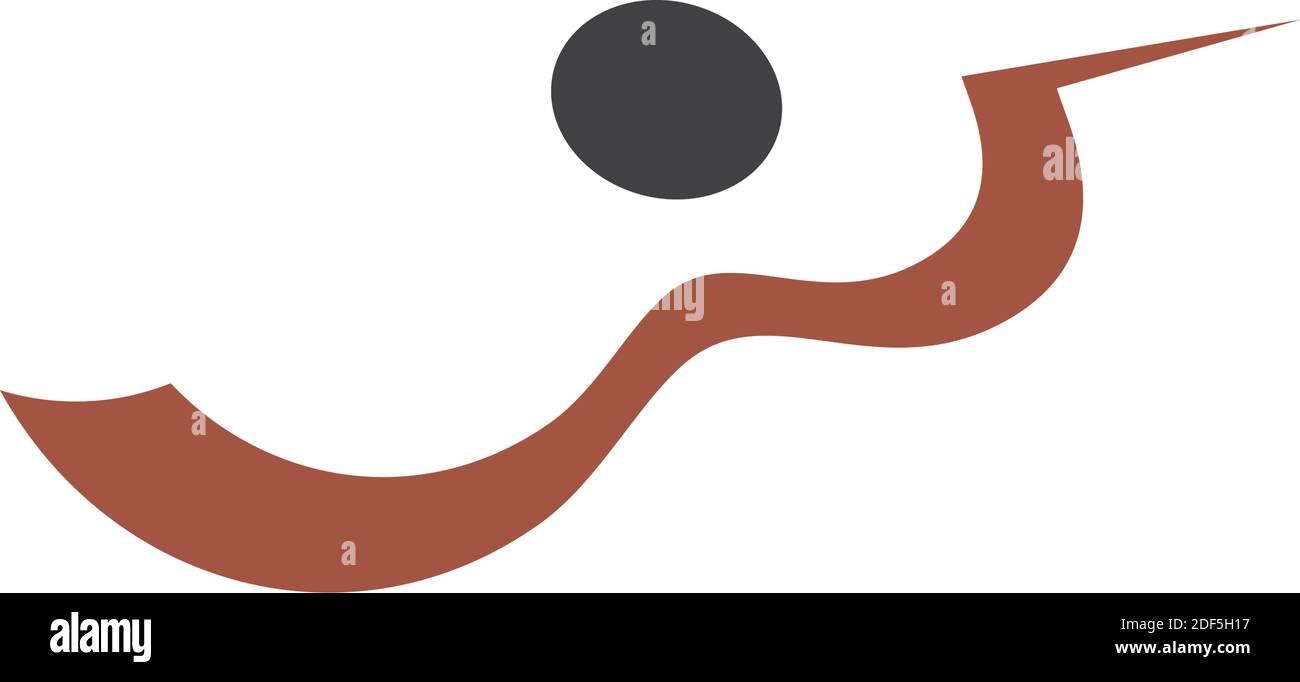 Akustische Gitarre Vektor-Logo Symbol Symbol Symbol Symbol Stock Vektor