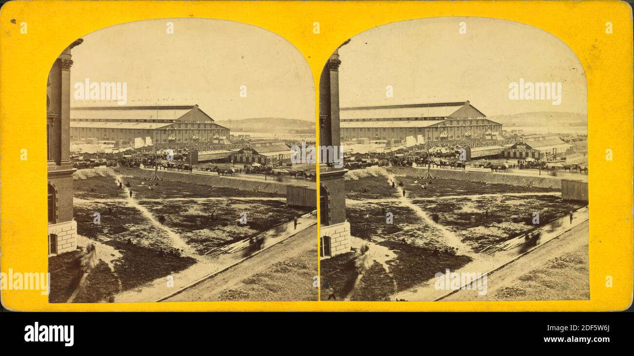 Kolosseum., Standbild, Stereographen, 1869 - 1872 Stockfoto
