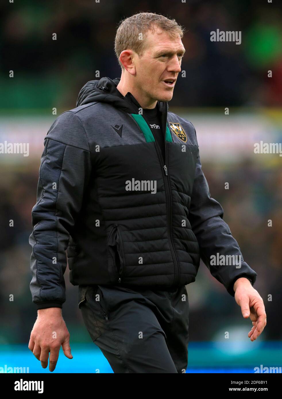 Aktenfoto vom 16-02-2020 von Northampton Saints Attack Coach Sam Vesty. Stockfoto