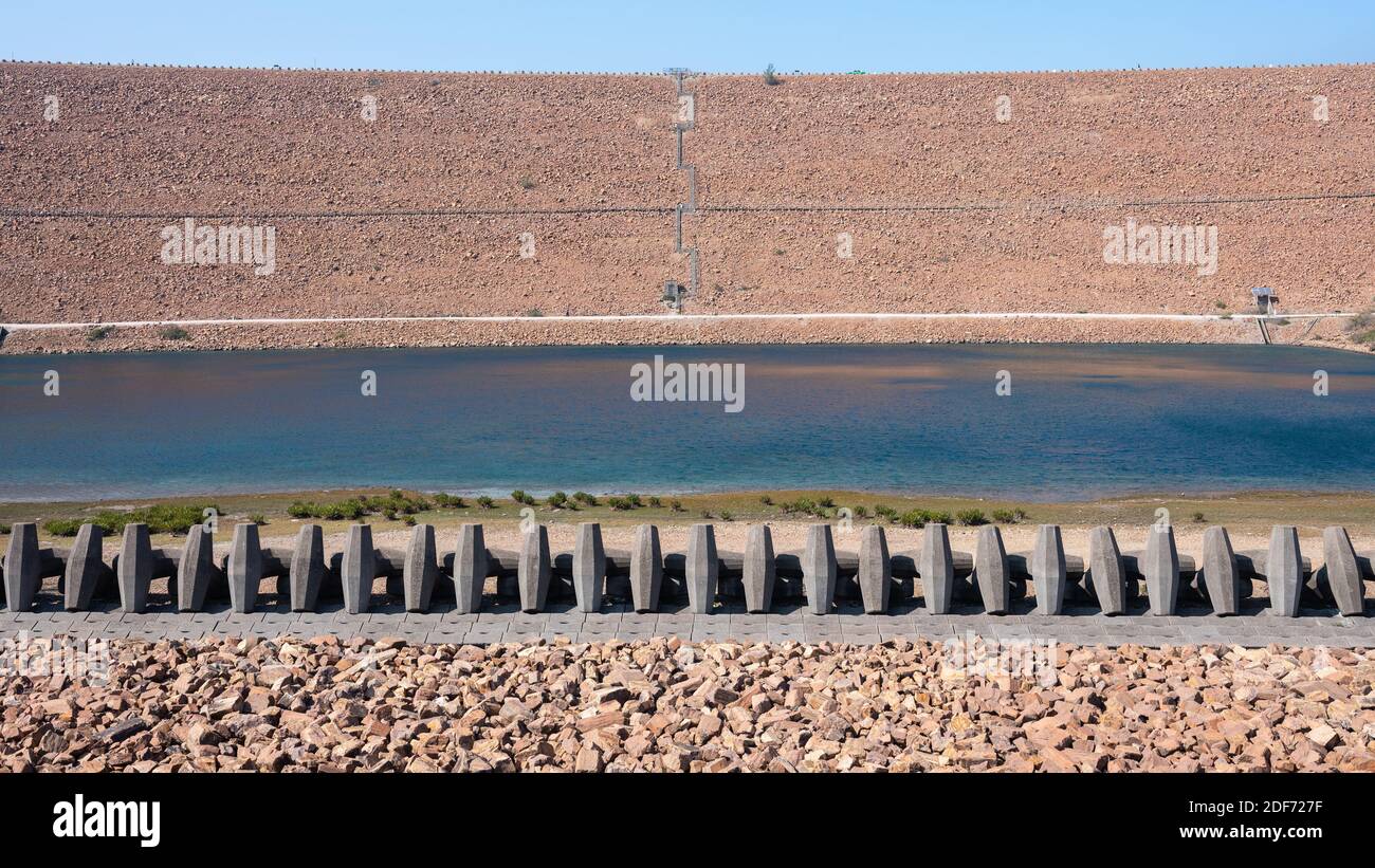 Eine allgemeine Ansicht des High Island Reservoir im Sai Kung Country Park in Hong Kong. Stockfoto