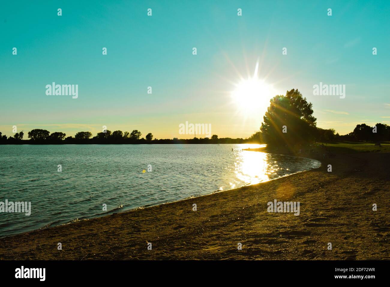 Strand-Vibes Stockfoto