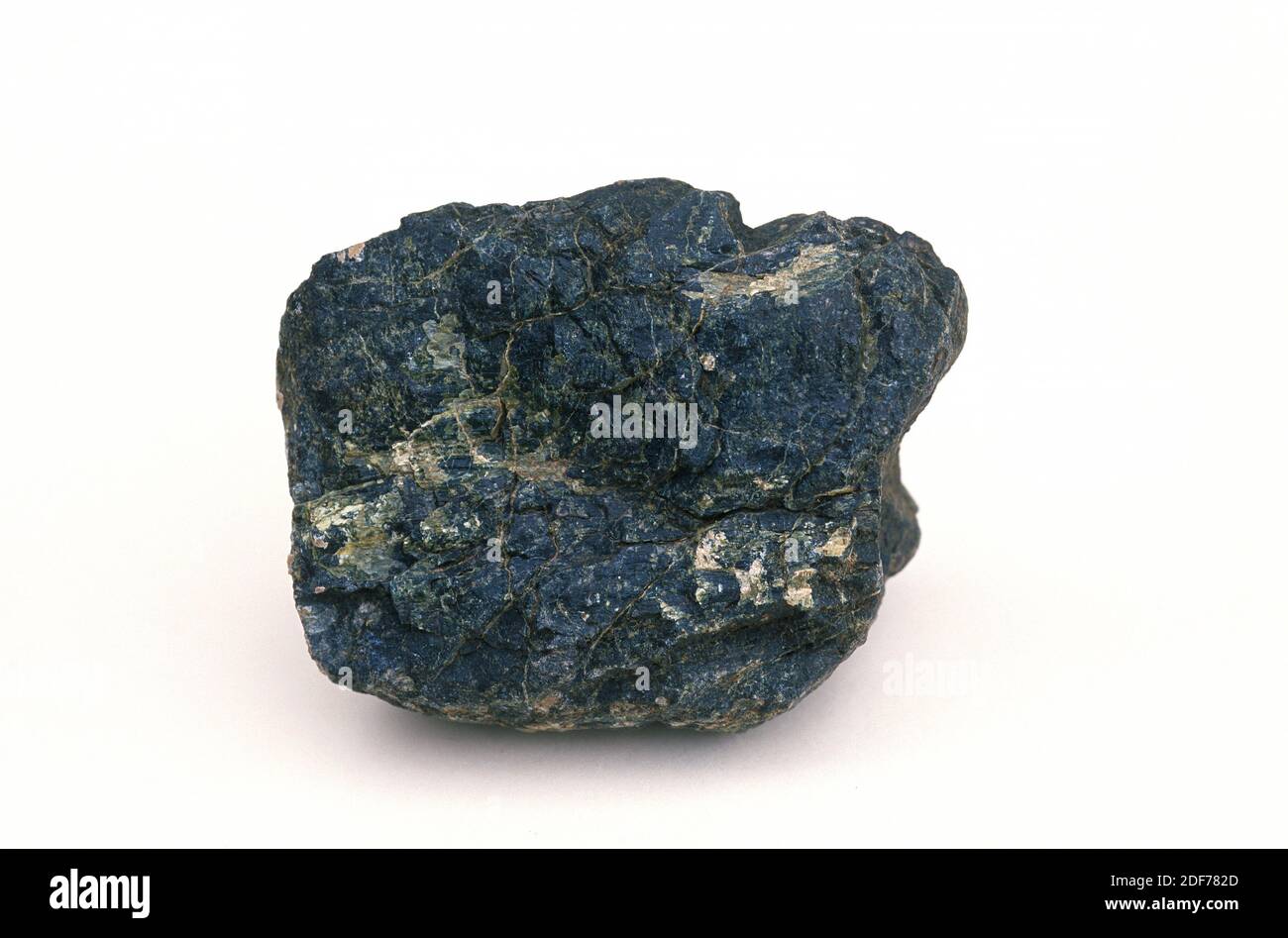 Peridotit ist ein ultramafisches Intrusivgestein. Probe. Stockfoto