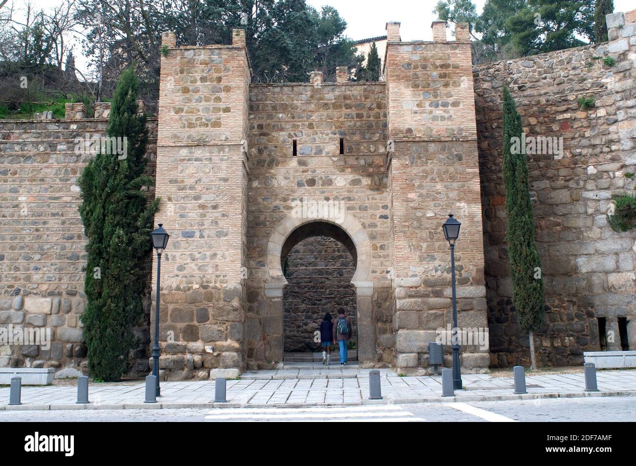 Toledo, Puerta de Alcantara, maurischer Stil, 10. Jahrhundert. Toledo Provinz, Castilla-La Mancha, Spanien. Stockfoto