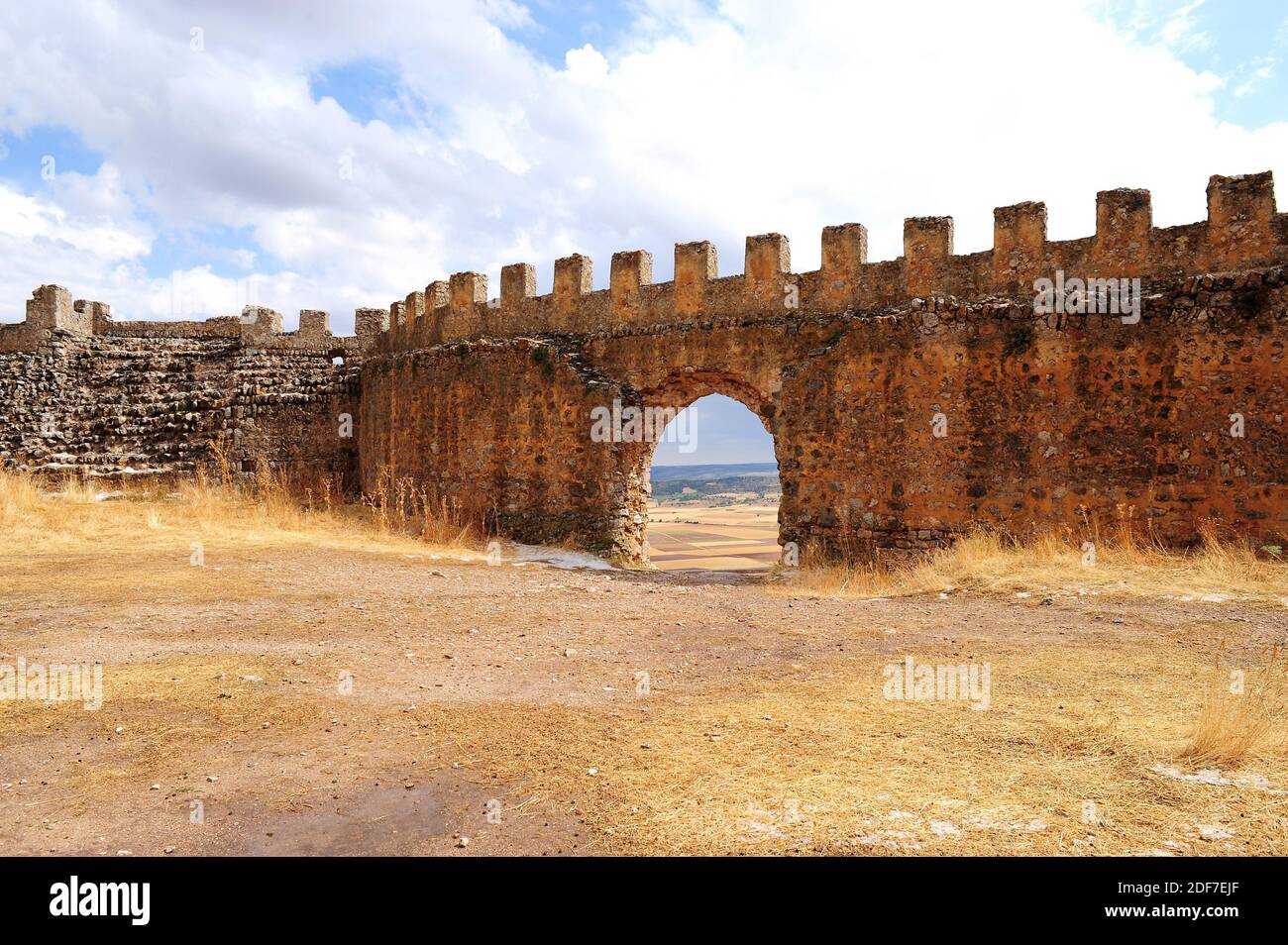 Gormaz, Kalifale Festung (9-10. Jahrhundert). Soria Provinz, Castilla y Leon, Spanien. Stockfoto