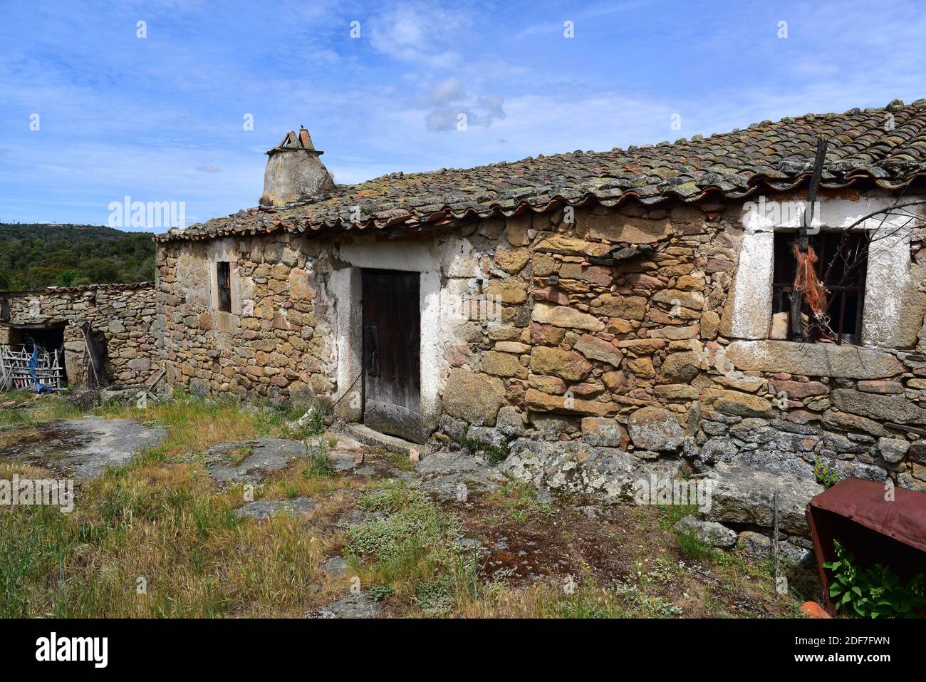 Mamoles, Fariza Gemeinde. Traditionelle Architektur. Provinz Zamora, Castilla y Leon, Spanien. Stockfoto