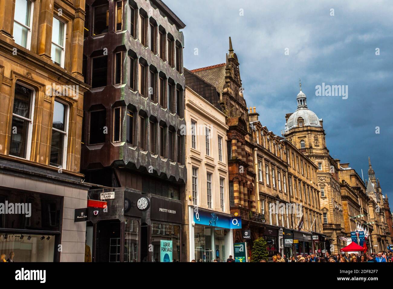 Buchanan Steet, Einkaufsviertel, Glasgow City Centre, Schottland, Vereinigtes Königreich, Europa. Stockfoto
