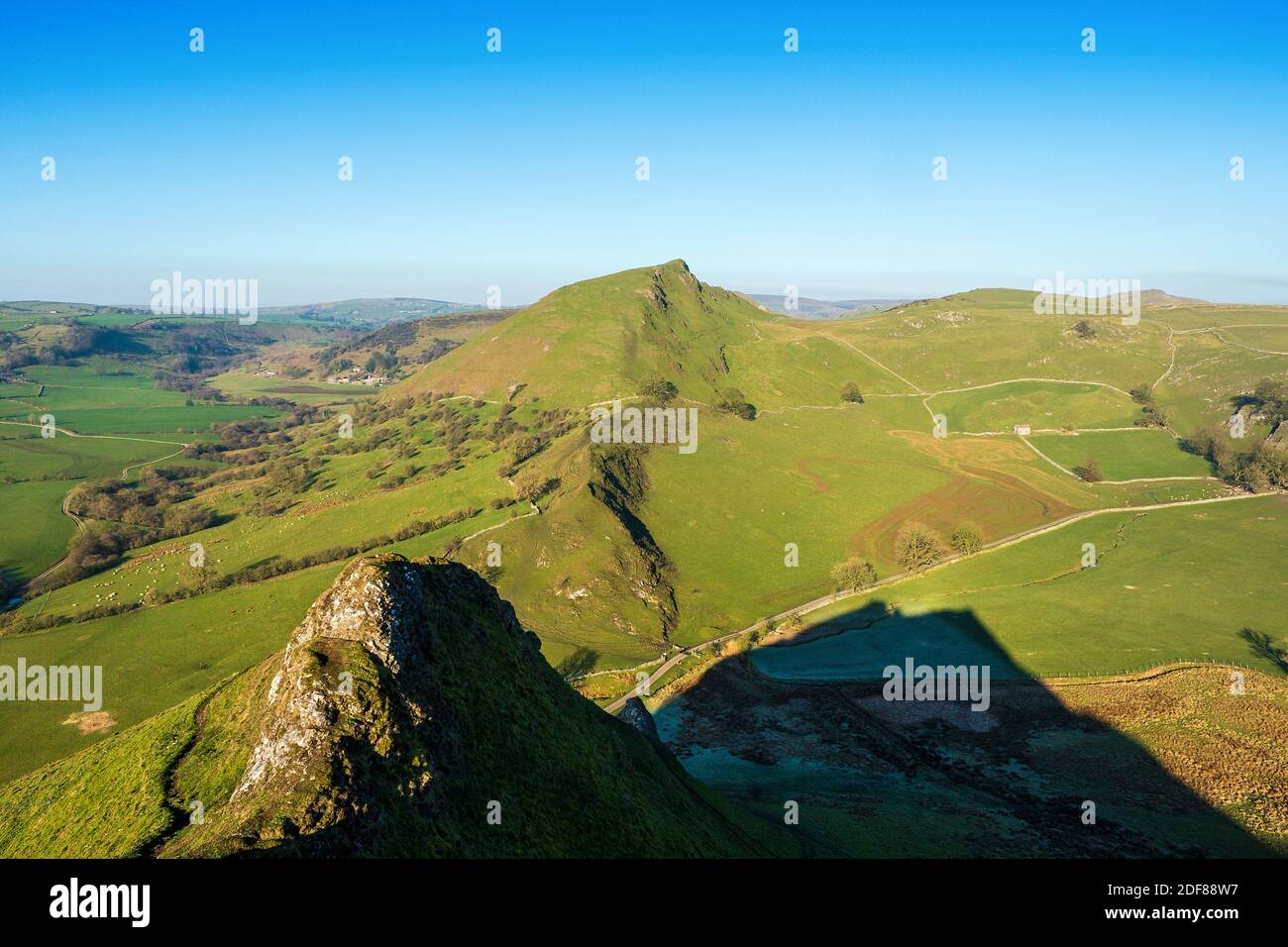 Chrome Hill vom Parkhouse Hill im Peak District National Parken Stockfoto