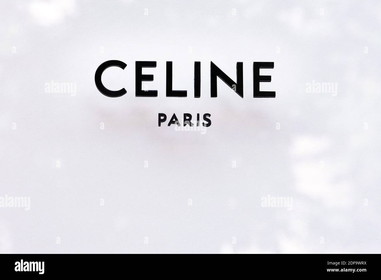 Ein Logo von CELINE, am 07. Mai 2020 in Paris Frankreich. Foto von David Niviere/ABACAPRESS.COM Stockfoto