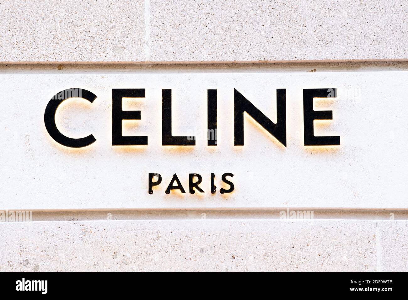 Ein Logo von CELINE, am 07. Mai 2020 in Paris Frankreich. Foto von David Niviere/ABACAPRESS.COM Stockfoto