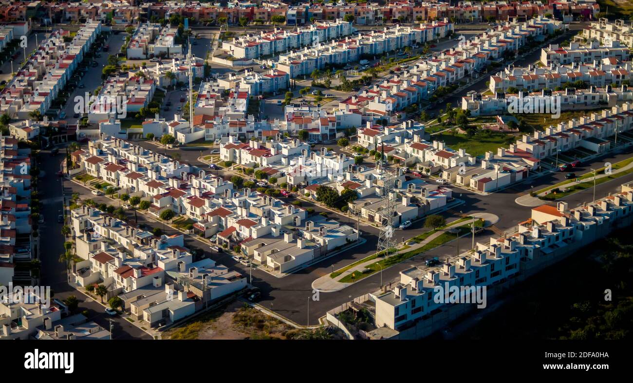 Günstige Wohnungen Querétaro, Mexiko Stockfoto