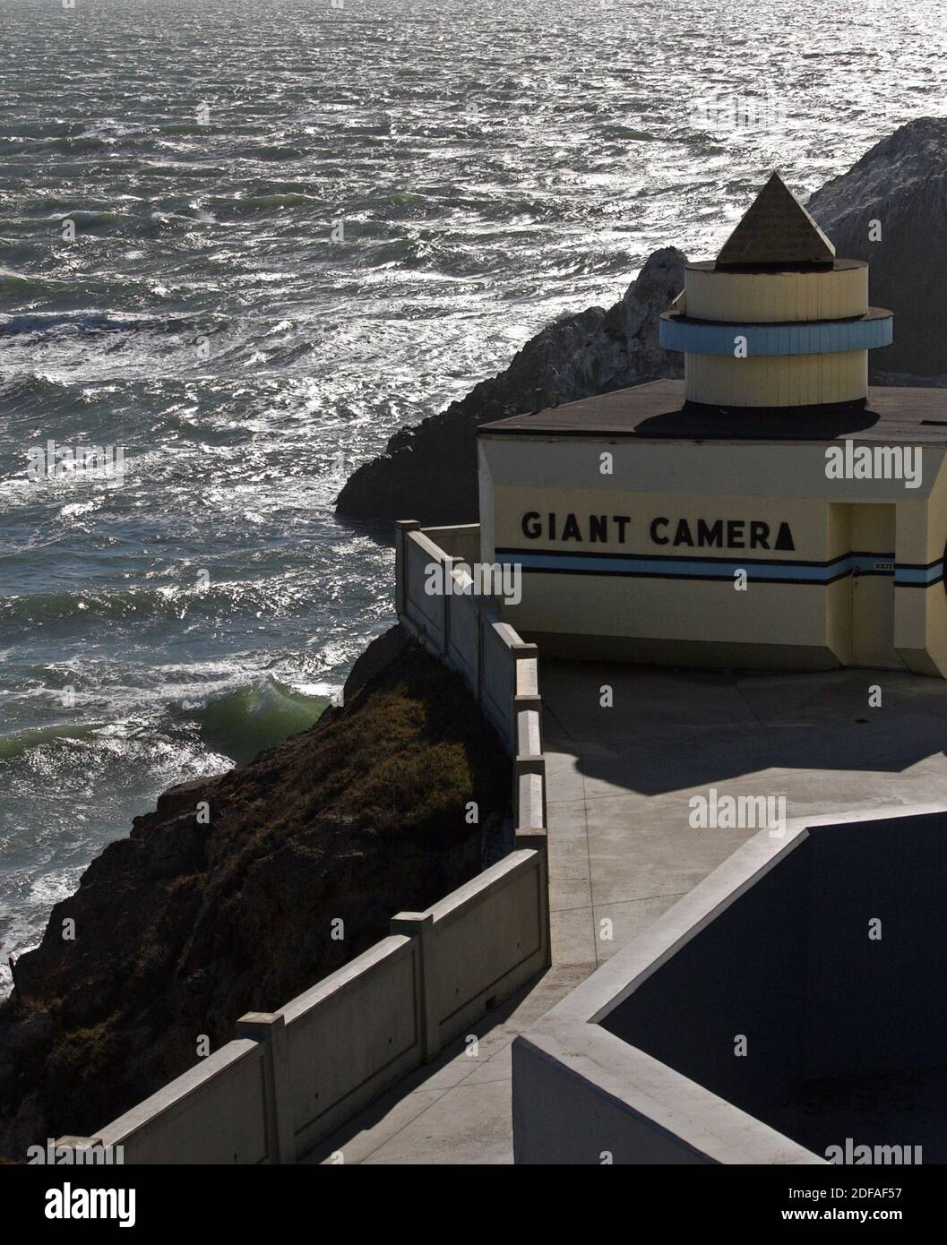 Die Camera Obscura in San Fransisco, Kalifornien. Stockfoto