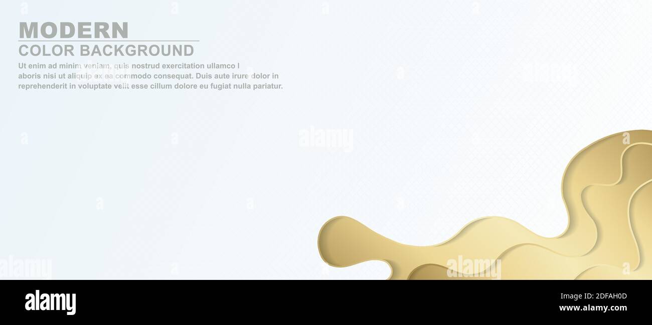 Stilvolle Gold Papier geschnitten Schichten Hintergrund Stock Vektor