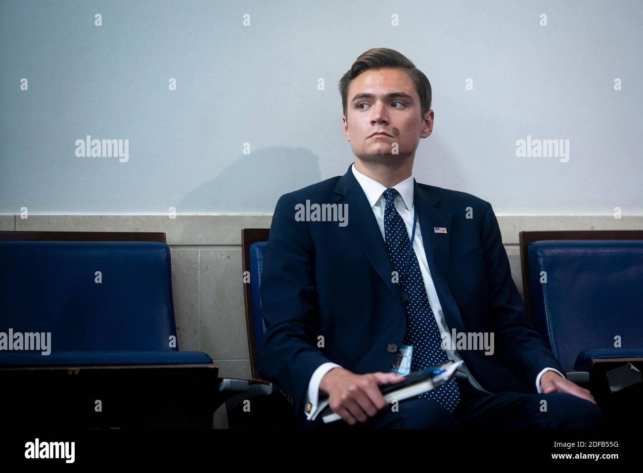 Chad Gilmartin, Principal Assistant White House Pressesekretär, hört am Montag, den 22. Juni 2020, während einer Pressekonferenz im James S. Brady Press Briefing Room im Weißen Haus in Washington, DC, USA. Foto von Al Drago/Pool/ABACAPRESS.COM Stockfoto