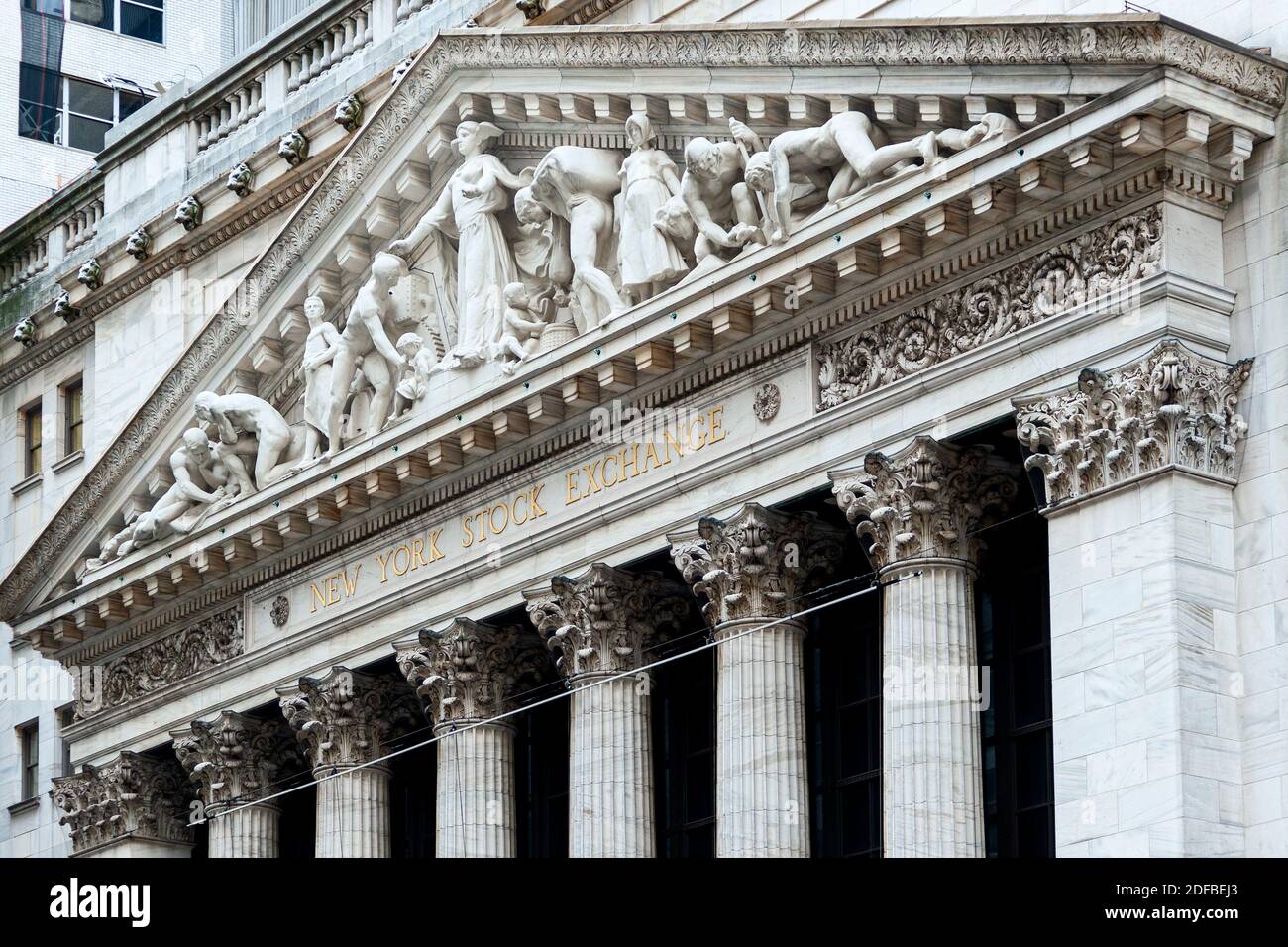 New York Stock Exchange Wall Street New York Stockfoto