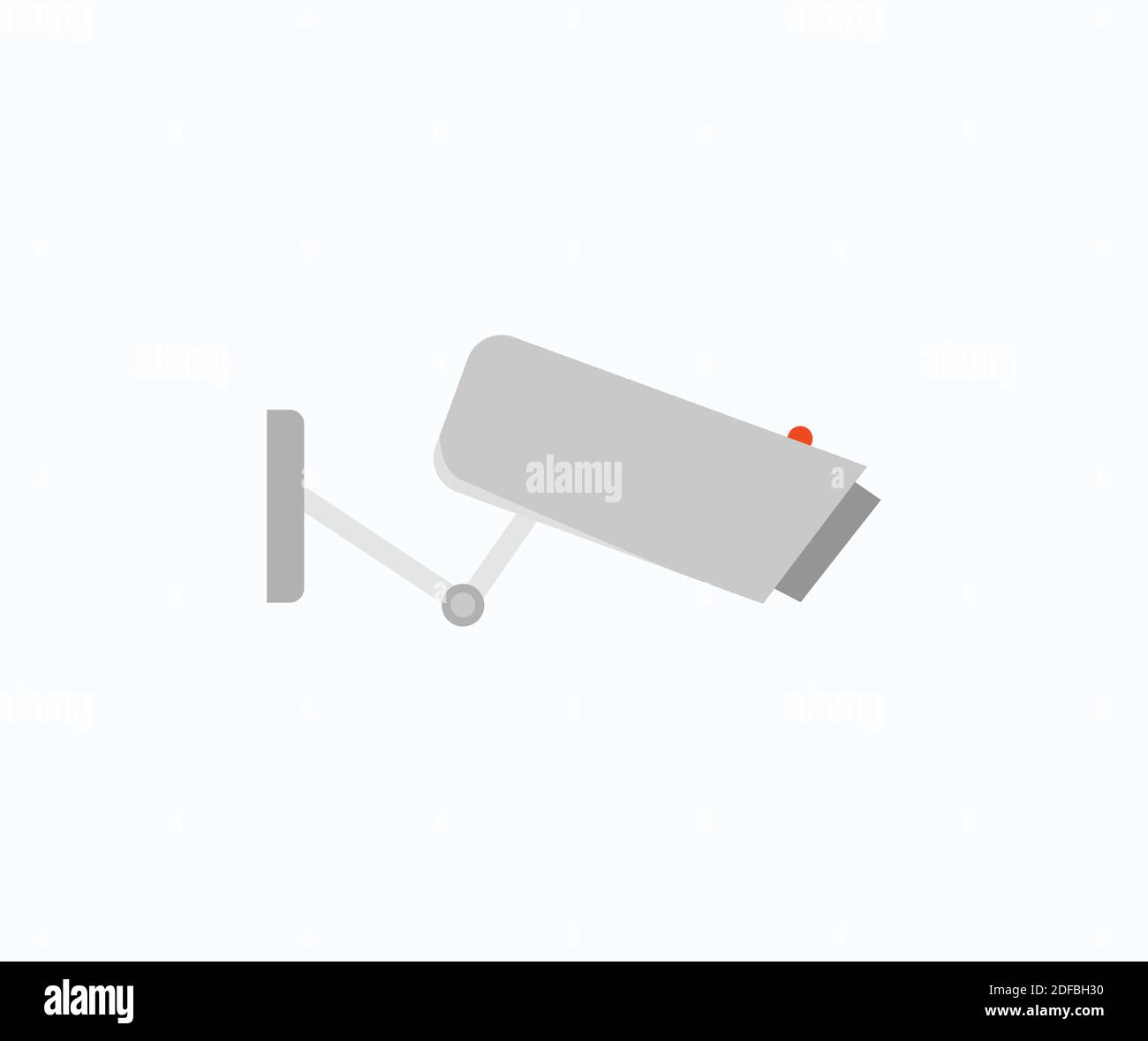 Design über das Symbol der Überwachungskamera Stock Vektor