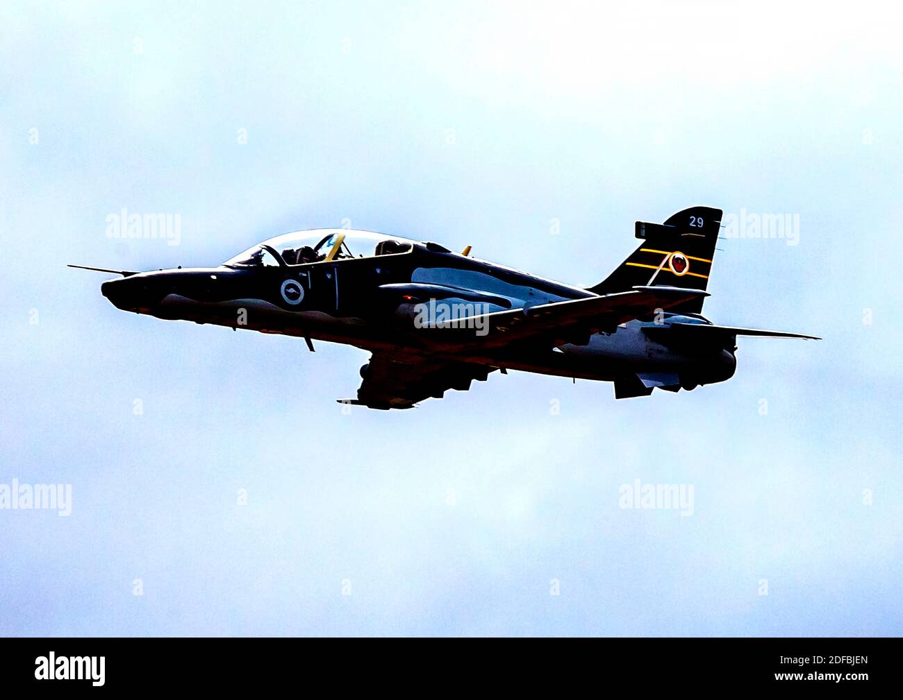 RAAF BAE Hawk auf der Temora Warbirds Downunder Air Show 2018 in Australien. Stockfoto